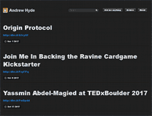 Tablet Screenshot of andrewhyde.me
